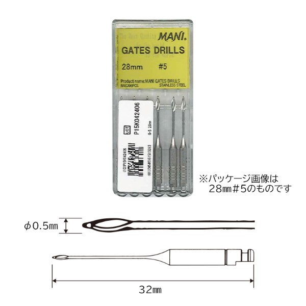 ゲーツドリル (マニー) 28mm ＃2(0.7mm)