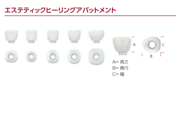 エステティックヒーリングアバットメント molar