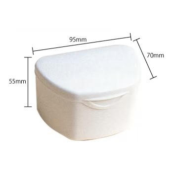 抗菌加工入れ歯ケース　大　アイボリー