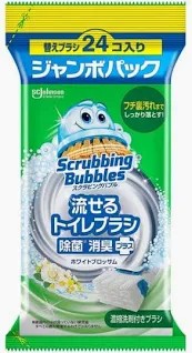 スクラビングバブル 流せる トイレブラシ